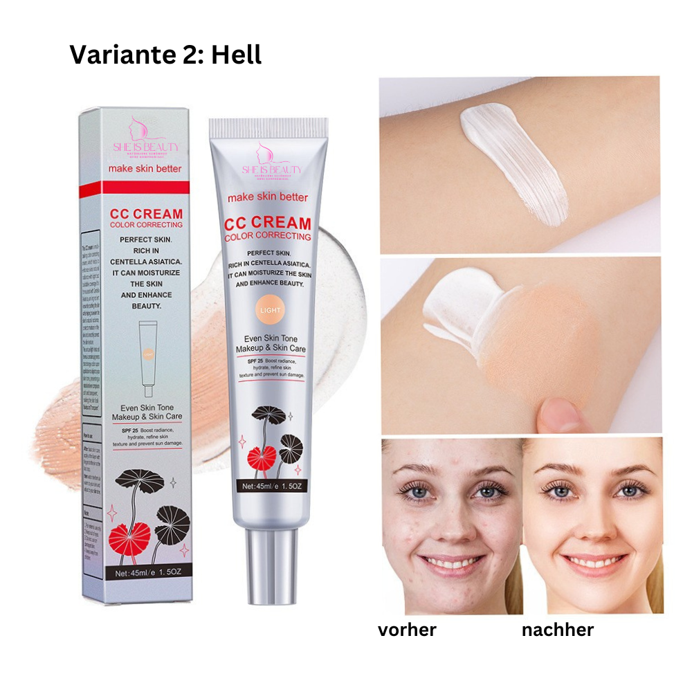 CC Cream | Correttore Make-up che si Adatta al Tuo Tono di Pelle