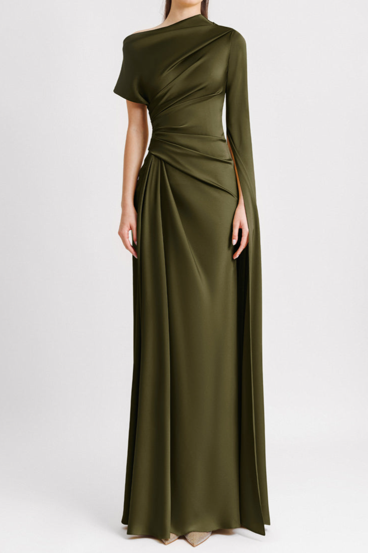 Zephyra | Elegante Vestito Lungo Satinato