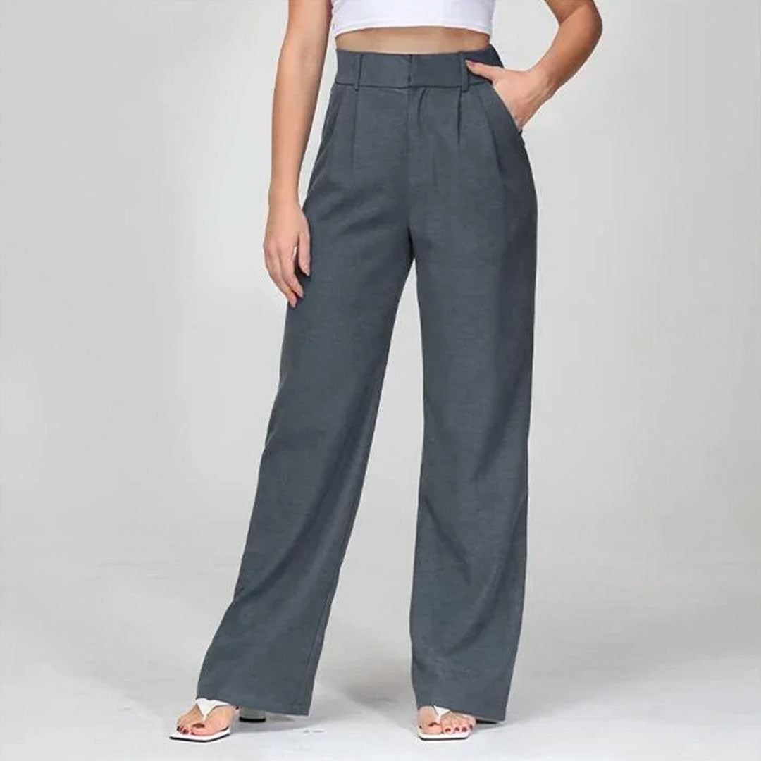 Ilse™ | Pantaloni Tailored a Gamba Larga