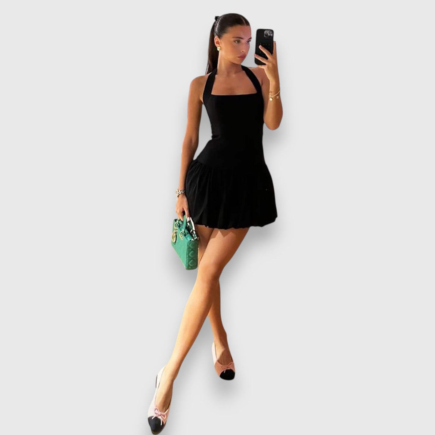 Vivara | Mini abito con gonna fluida