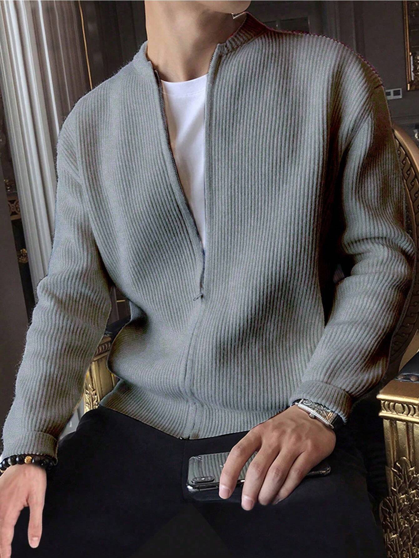 Austin | Cardigan con zip da uomo