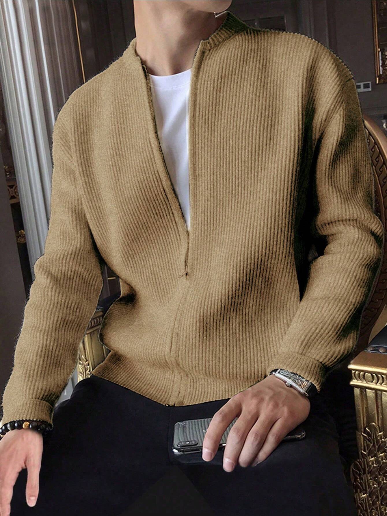 Austin | Cardigan con zip da uomo