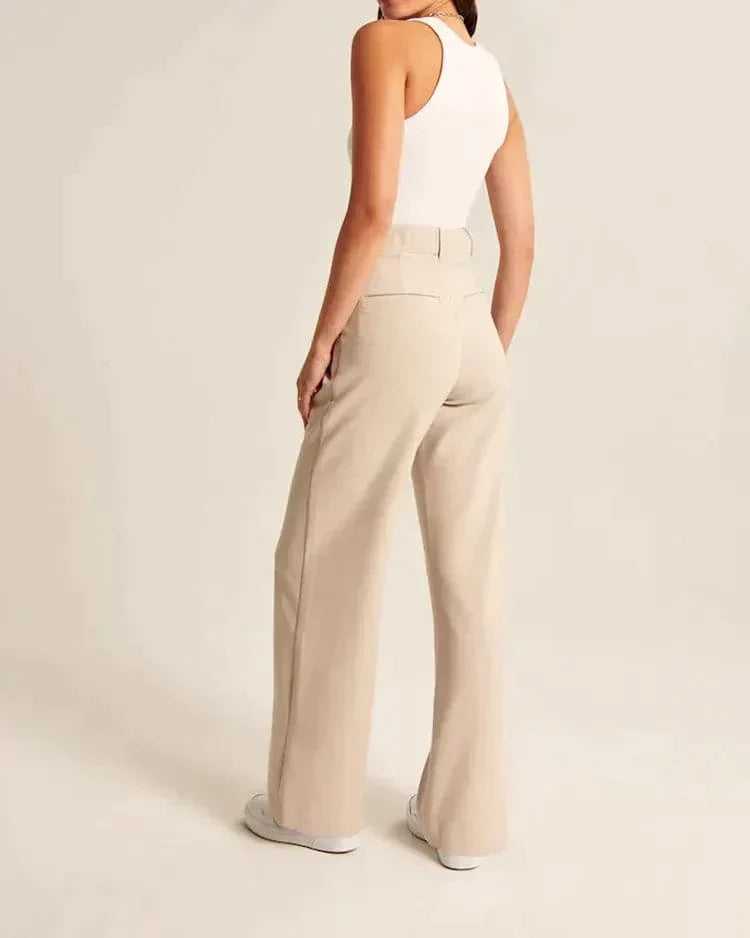 Ilse™ | Pantaloni Tailored a Gamba Larga