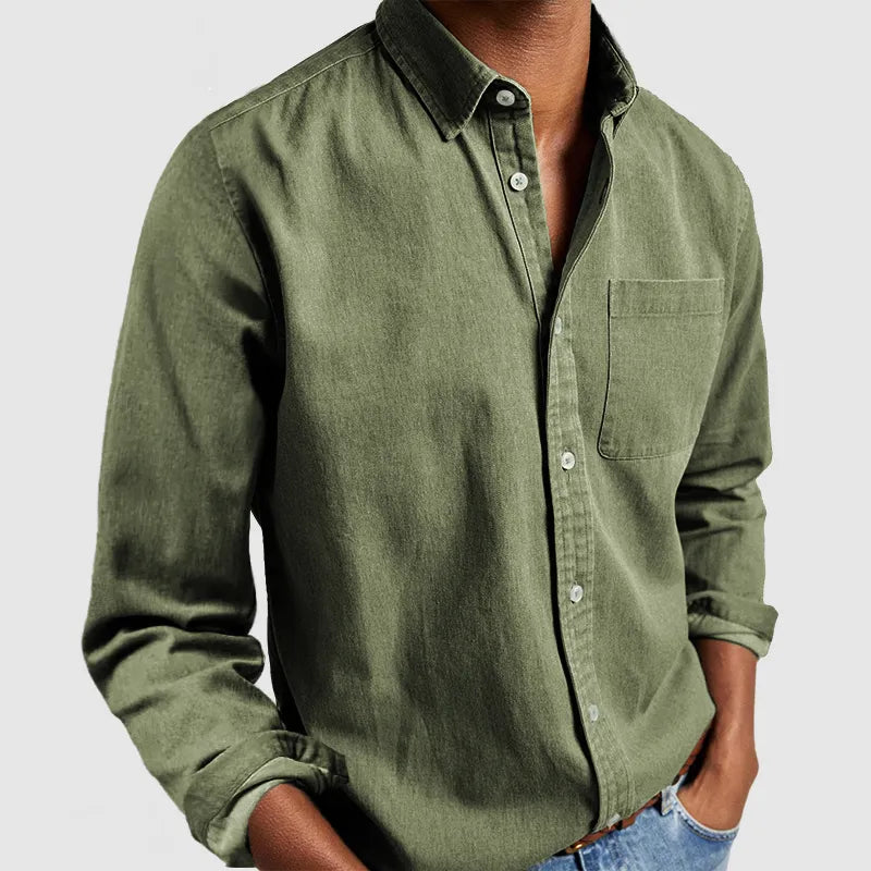 Gabriel™ | Camicia Basica in Cotone da Uomo