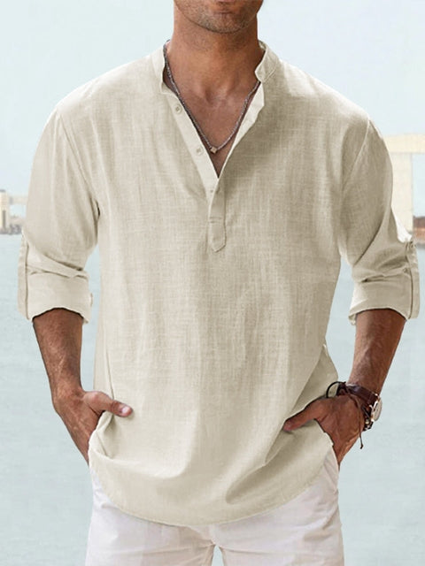 Cristofer | Camicia di Lino Elegante per Uomini