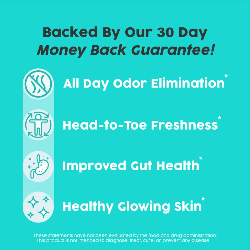 OdorFree | Capsule Deodoranti per il Controllo Totale degli Odori del Corpo