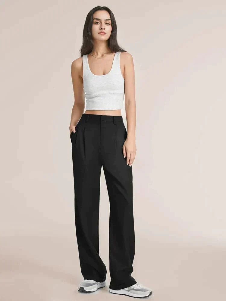 Ilse™ | Pantaloni Tailored a Gamba Larga