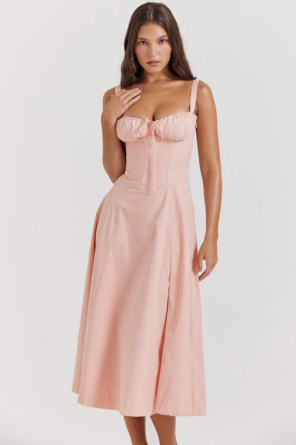 Riviera | Abito Midi Elegante da Festa con Spalline
