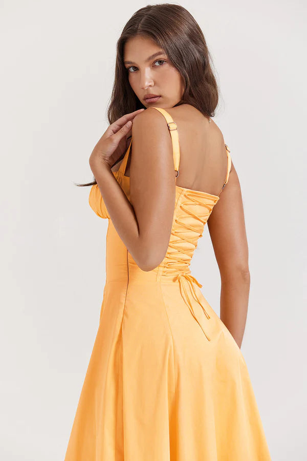 Riviera | Abito Midi Elegante da Festa con Spalline
