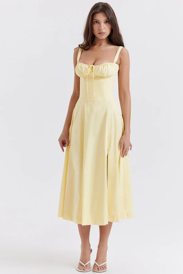 Riviera | Abito Midi Elegante da Festa con Spalline