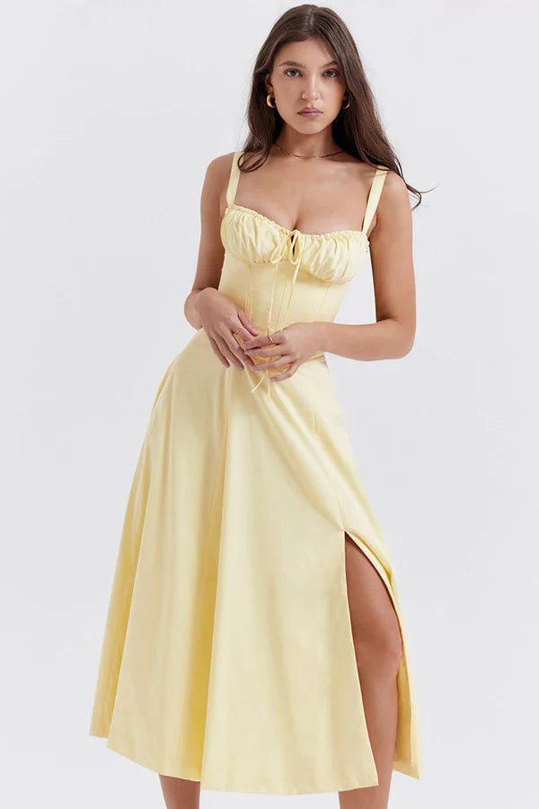 Riviera | Abito Midi Elegante da Festa con Spalline