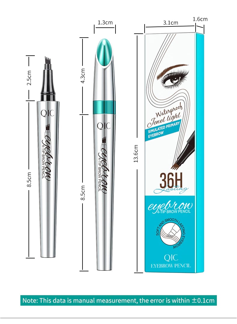 InfinityBrow™ | Matita per Sopracciglia Impermeabile con Effetto 3D