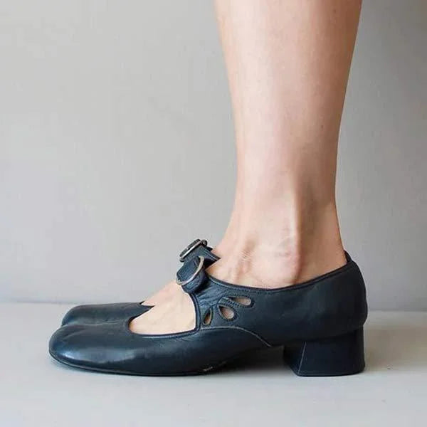 Briana™ | Scarpe da donna con fibbia e tacco basso
