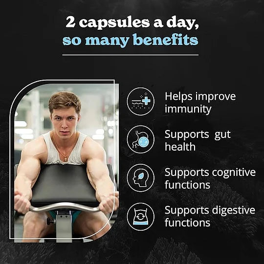 VitalMyst | Miscela Adattogena con Shilajit, Muschio Marino e Fungo Lion's Mane