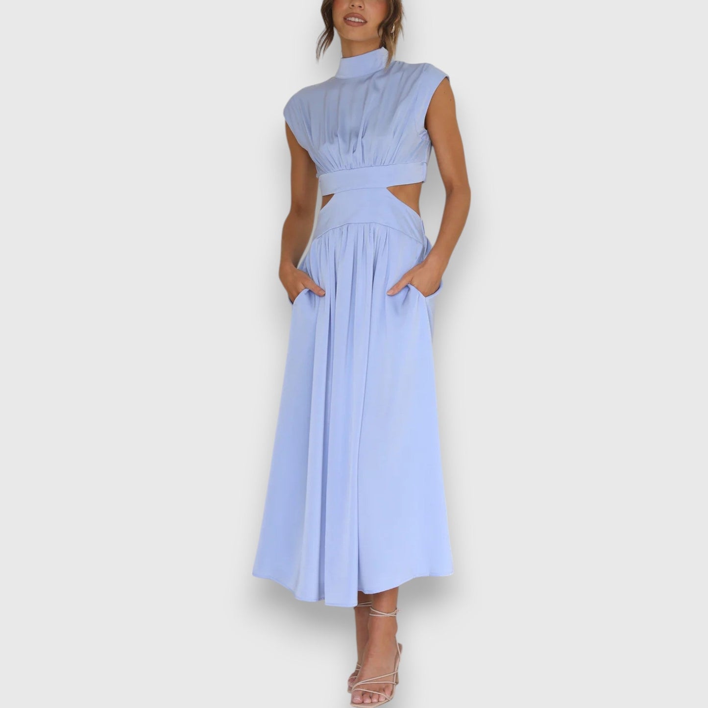 Liyi | Vestito lungo con collo alto