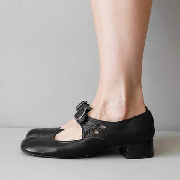 Briana™ | Scarpe da donna con fibbia e tacco basso