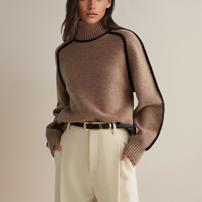 Freya™ | Il Cappotto a Collo Alto in Cashmere Definitivo