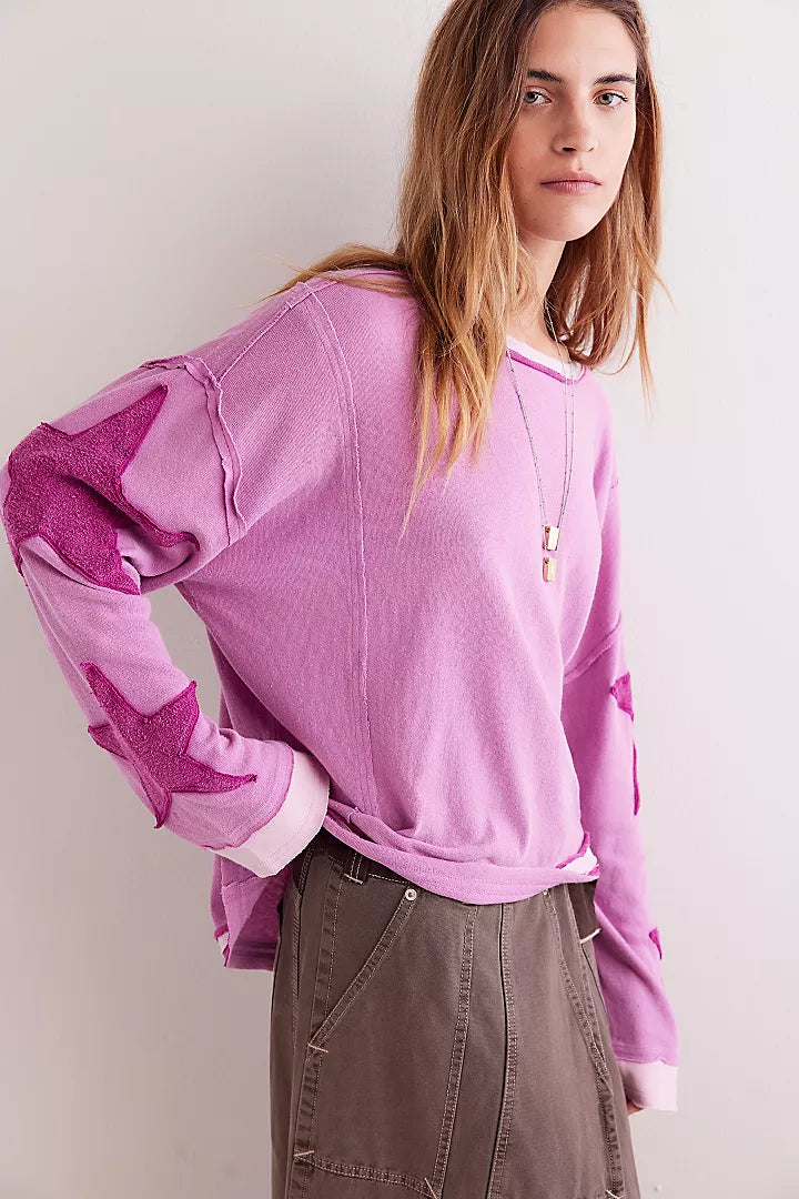 Dianora | Maglione con stelle sulle maniche