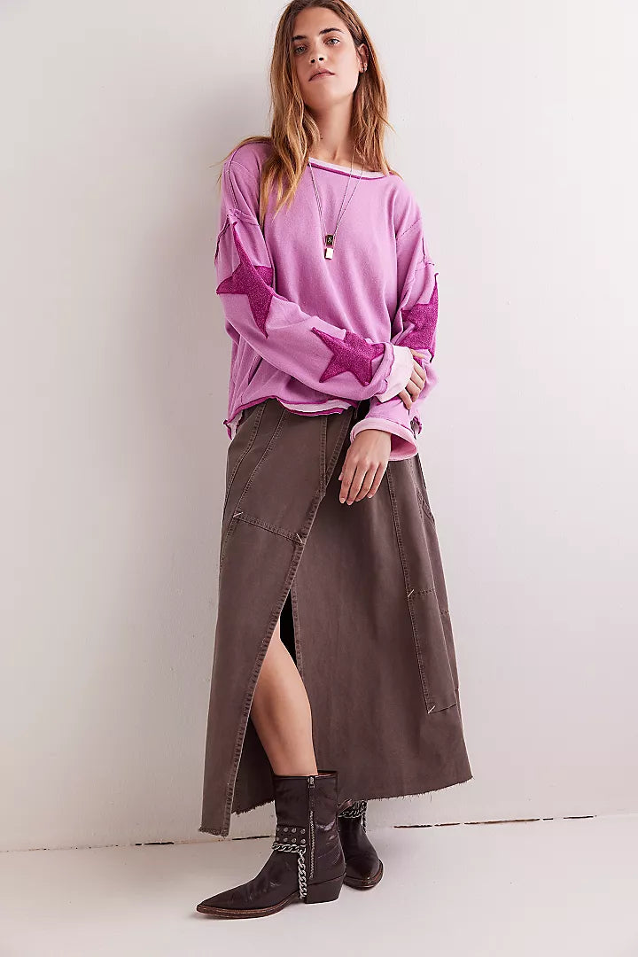 Dianora | Maglione con stelle sulle maniche