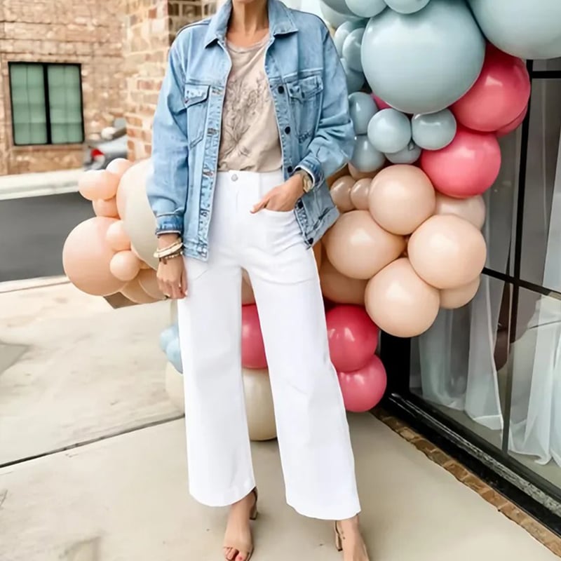 Liseth | Pantaloni a Gamba Larga