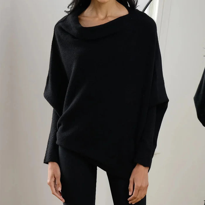 Marce™ | Maglione Drappeggiato Asimmetrico