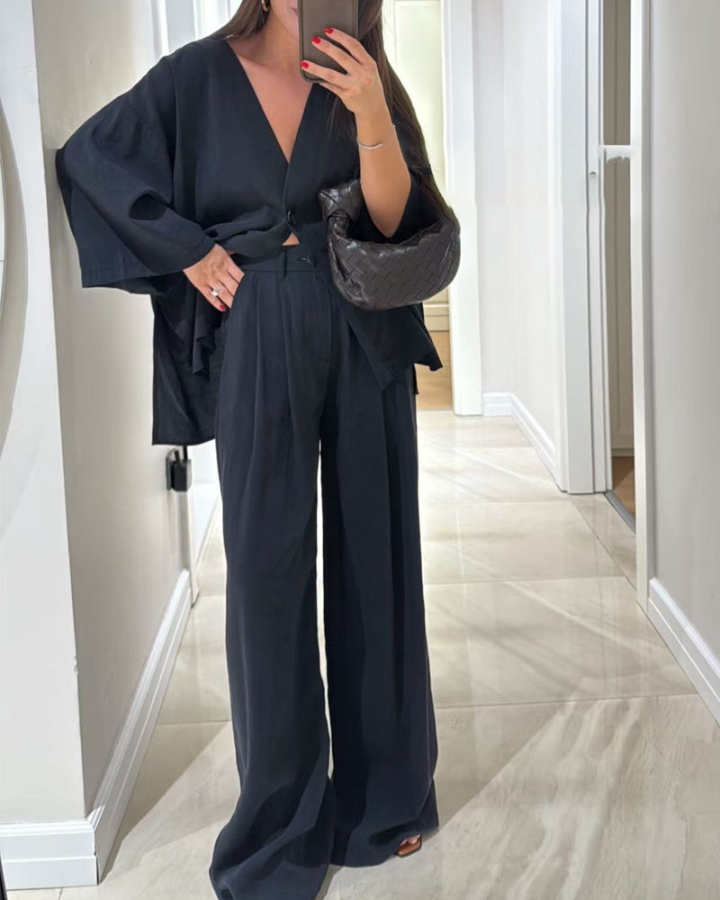 Betalia | Completo Comodo di Pantaloni e Camicia