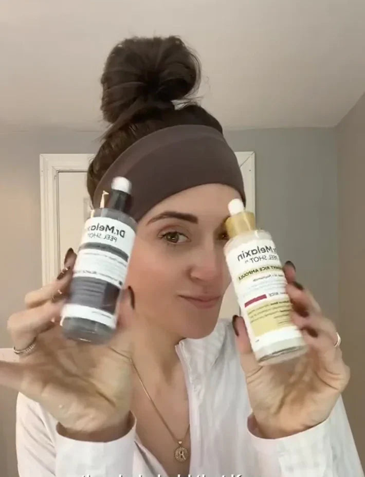 Peel Shot Glow | Fiala Esfoliante per il Viso al Riso