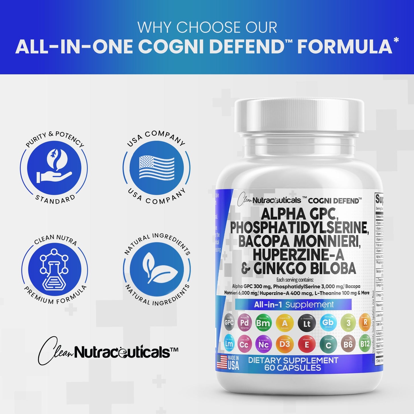 CogniDefend | Il complesso vitaminico che potenzia la tua concentrazione quotidiana