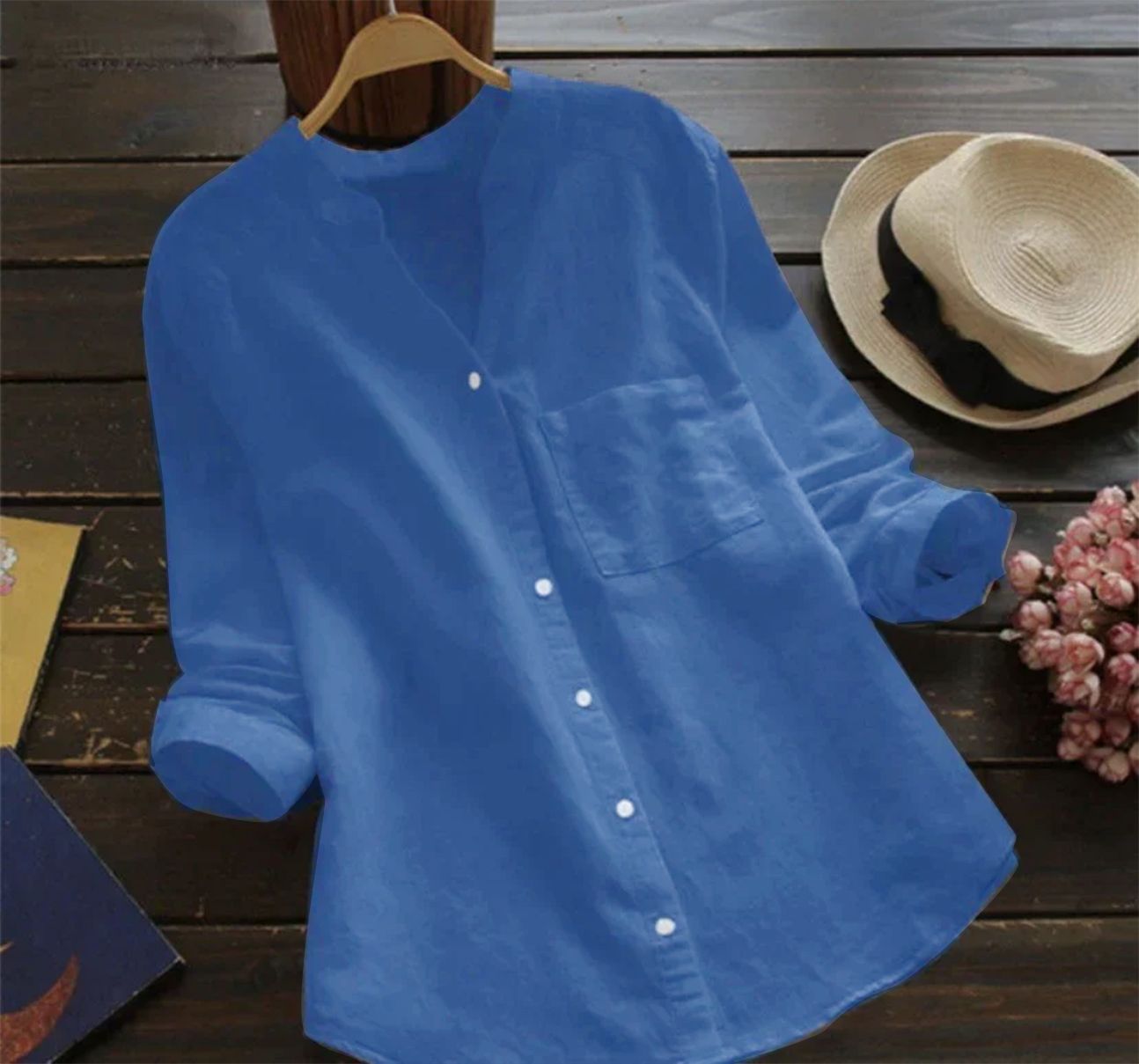 Roma | Camicia in Lino Slim-Fit