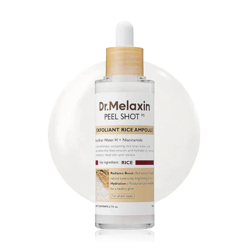 Peel Shot Glow | Fiala Esfoliante per il Viso al Riso