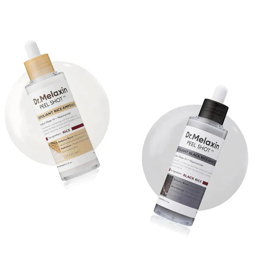 Peel Shot Glow | Fiala Esfoliante per il Viso al Riso