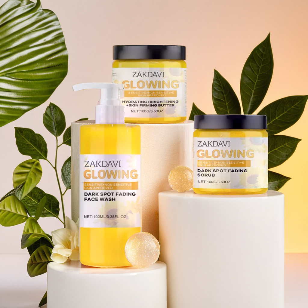 Glowing | Kit per la Cura del Viso alla Curcuma