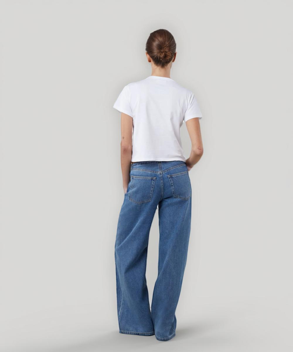 Mawiya | Pantaloni in Jeans a Vita Bassa