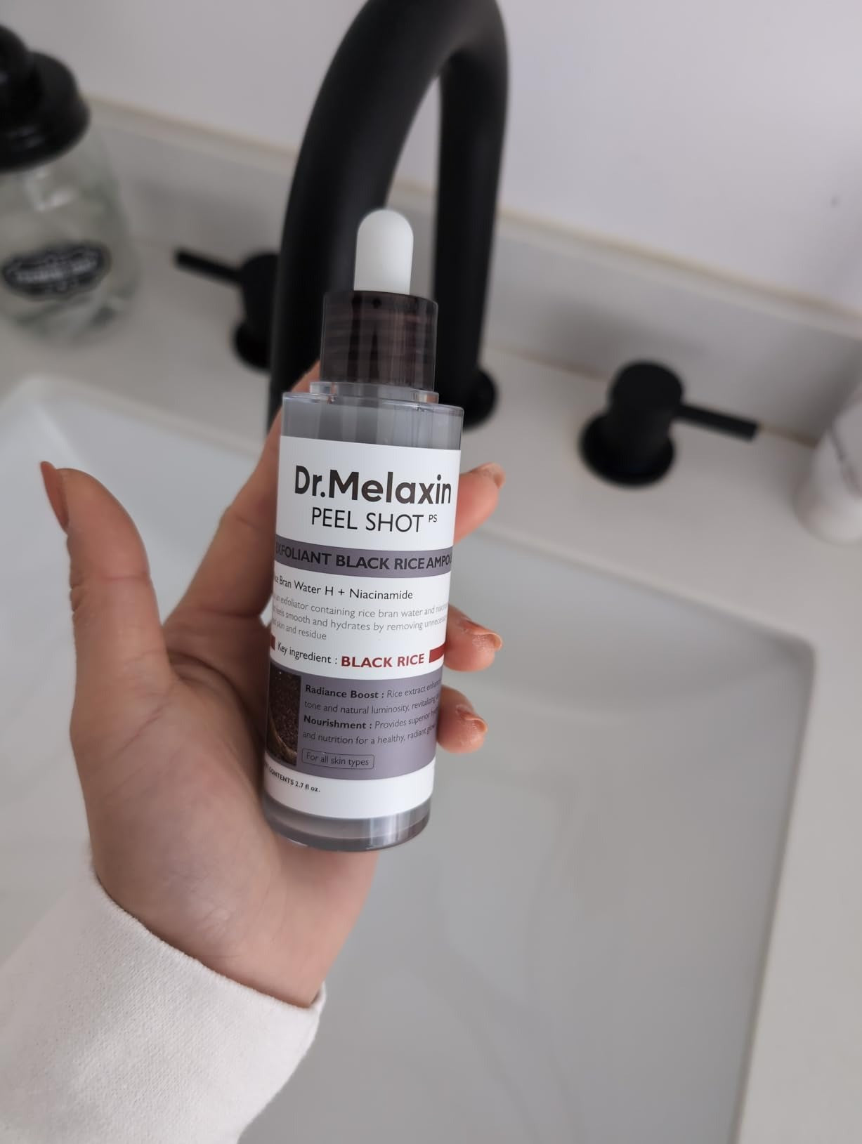 Peel Shot Glow | Fiala Esfoliante per il Viso al Riso