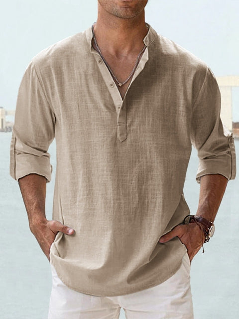 Cristofer | Camicia di Lino Elegante per Uomini