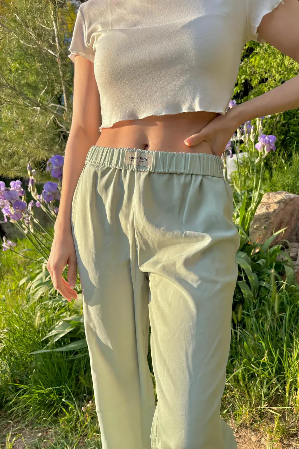 Pantaloni Lounge Lila