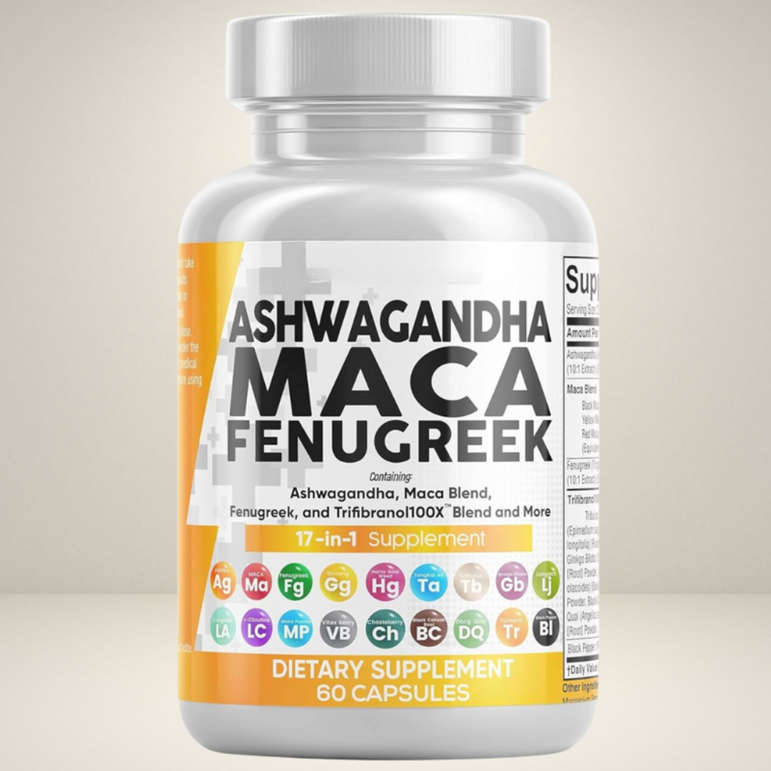 Capsule di Ashwagandha, Maca e Fieno Greco