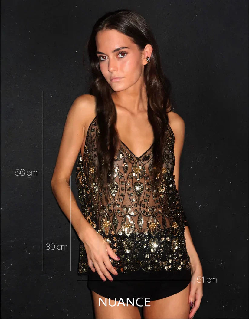 Uma | Elegante Top con Spalline