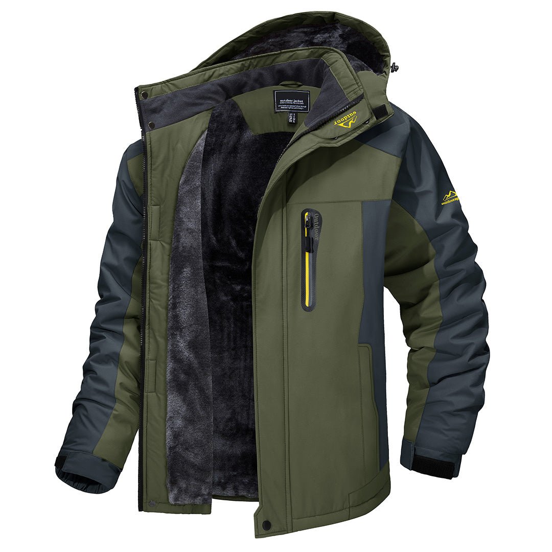 Theo™ | La Giacca Impermeabile Definitiva con Fodera in Pile Lussuoso