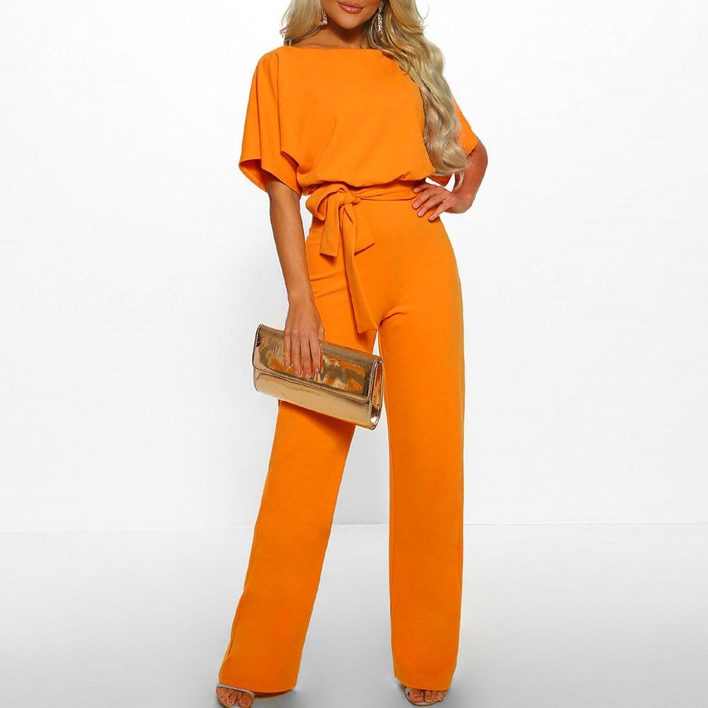 Elva | Mono casual con lazo in vita