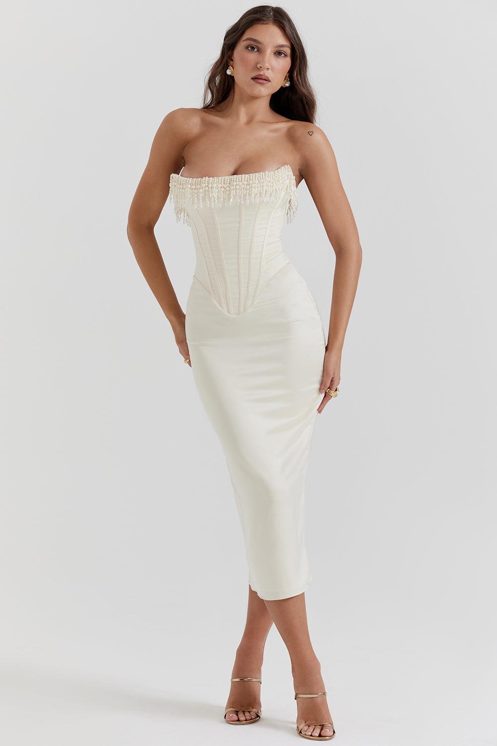 Nalita | Vestito Midi con Corsetto