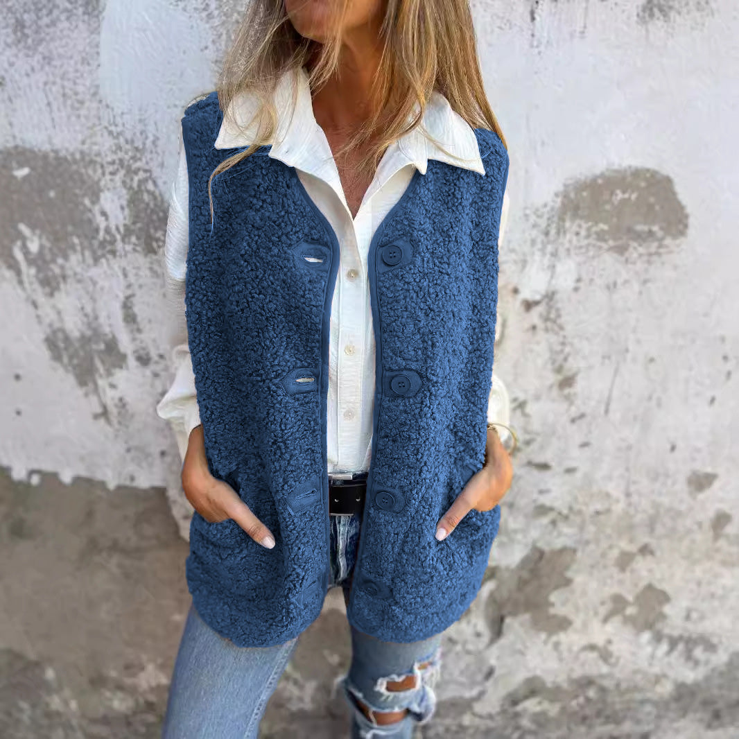 Elga™ | Gilet in Fleece da Donna