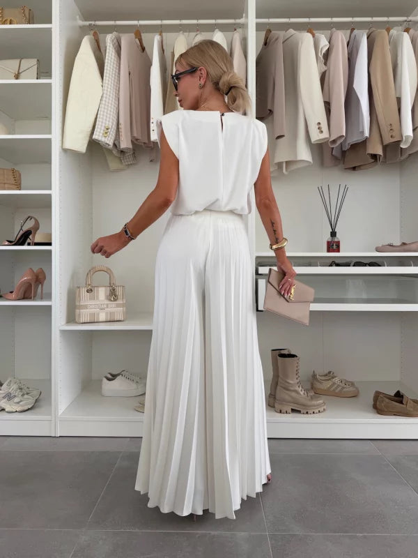 Maruja | Elegante completo di top e pantaloni