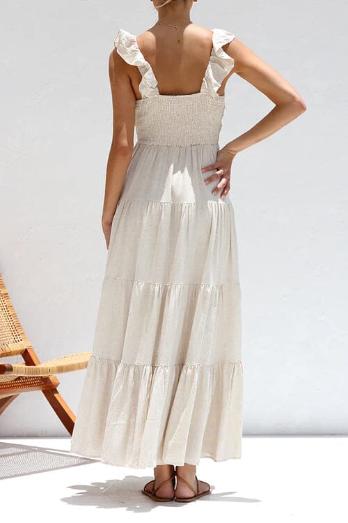 Vionelle | Vestito Maxi Elegante con Rouches
