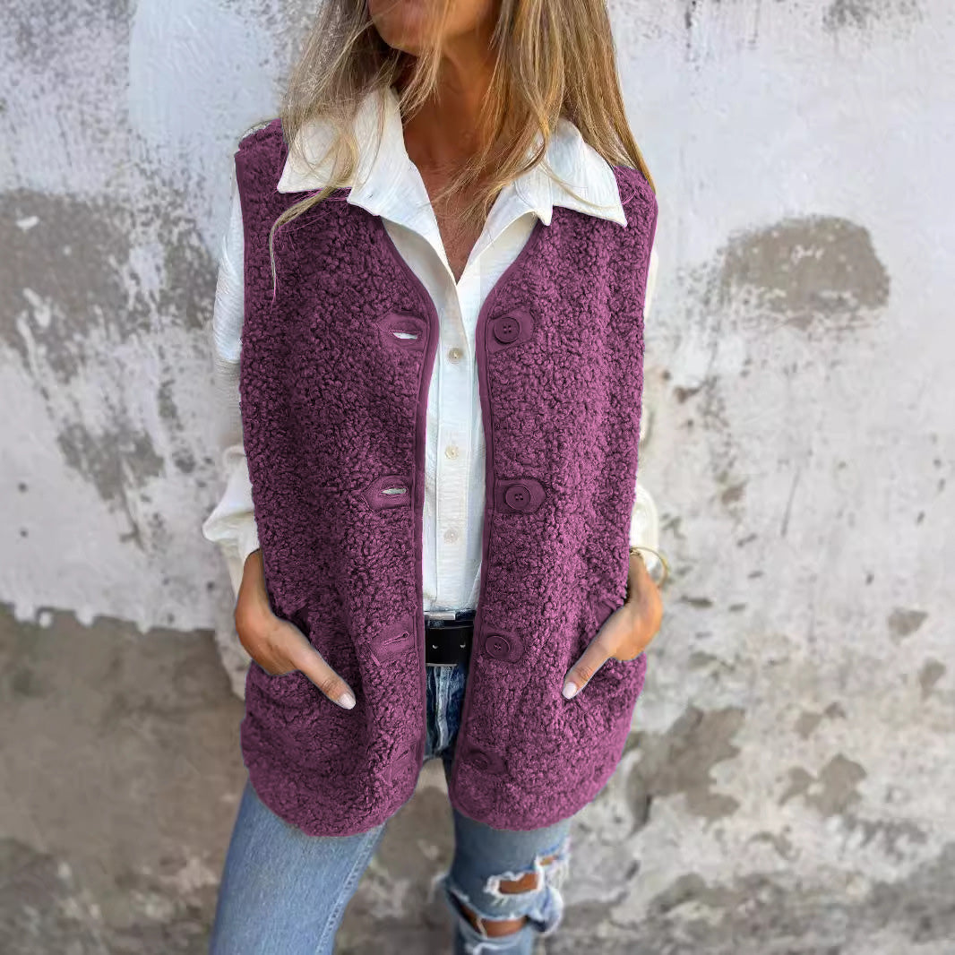 Elga™ | Gilet in Fleece da Donna