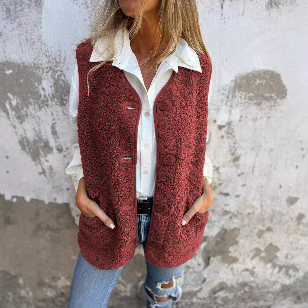 Elga™ | Gilet in Fleece da Donna