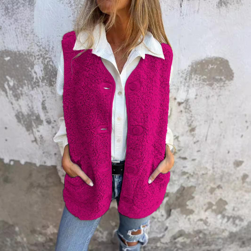 Elga™ | Gilet in Fleece da Donna