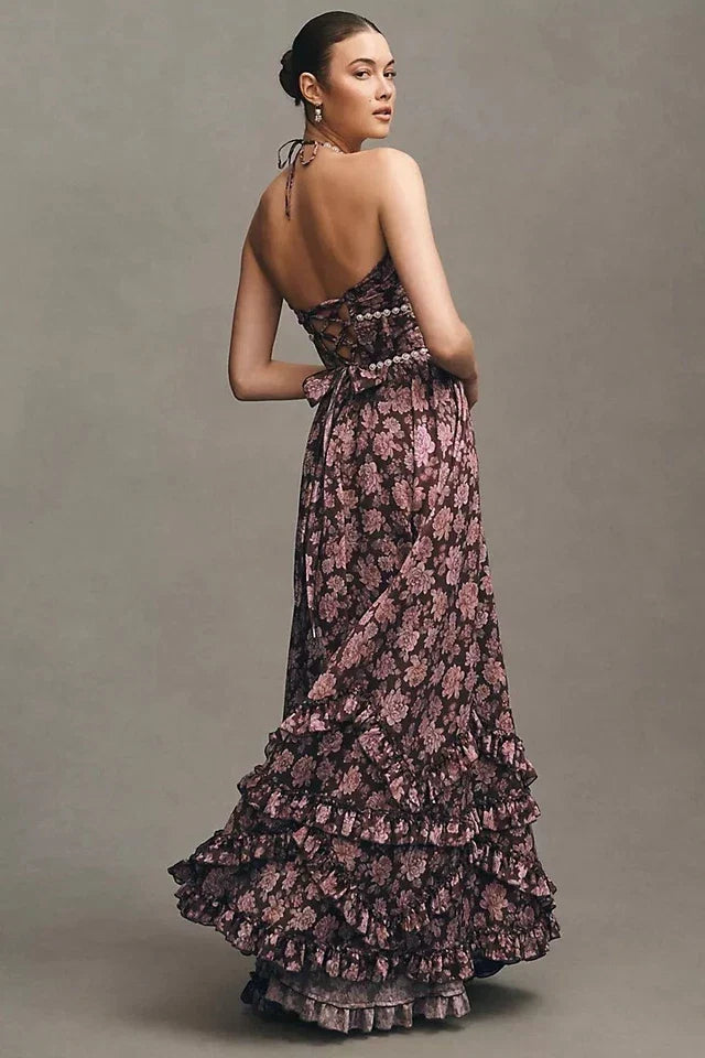 Zeelen | Vestito lungo stile elegante