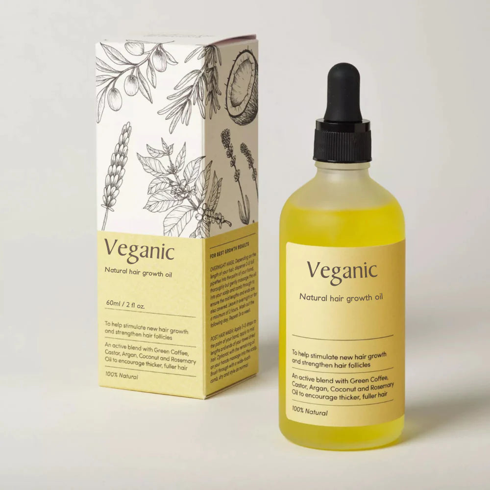 Veganic: il vostro trattamento con oli naturali per la crescita dei capelli