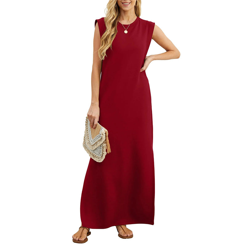 Jilly | Abito Lungo Casual con Spacco sulla Gamba